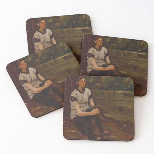 Item preview, Jack Resting by a Tree by Lawren Stewart Harris designed and sold by TheRedVineyard.