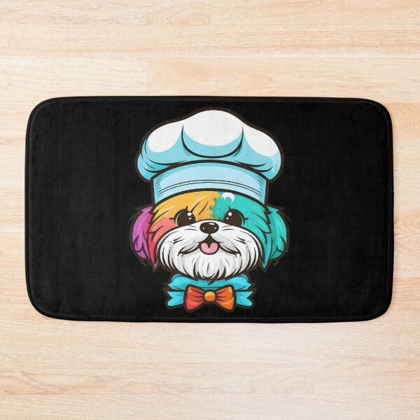 Item preview, Colorful Kawaii Bichon Shih Tzu Shichon Chef designed and sold by Leonardo Palumbo.