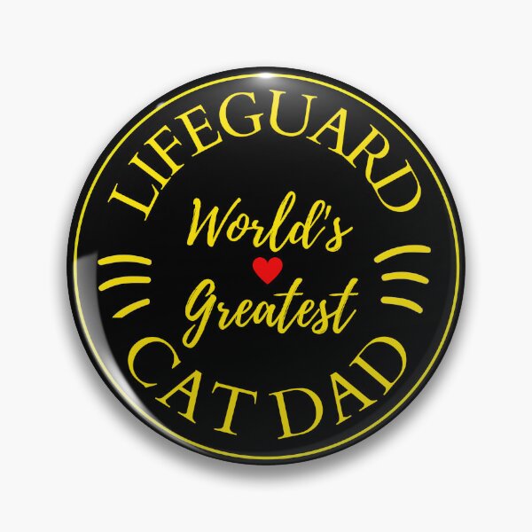 Item preview, Worlds Greatest Lifeguard And Cat Dad designed and sold by McThingummy.