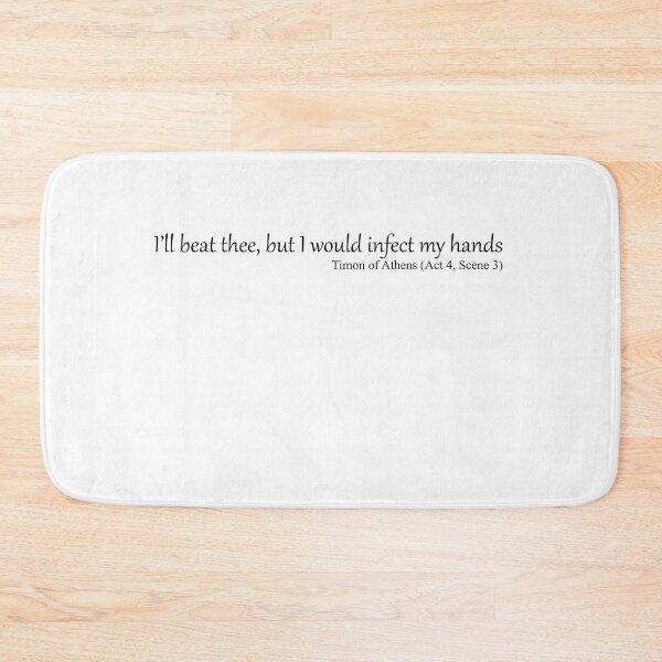 Item preview, I’ll beat thee, but I would infect my hands designed and sold by EmbarrassingDad.