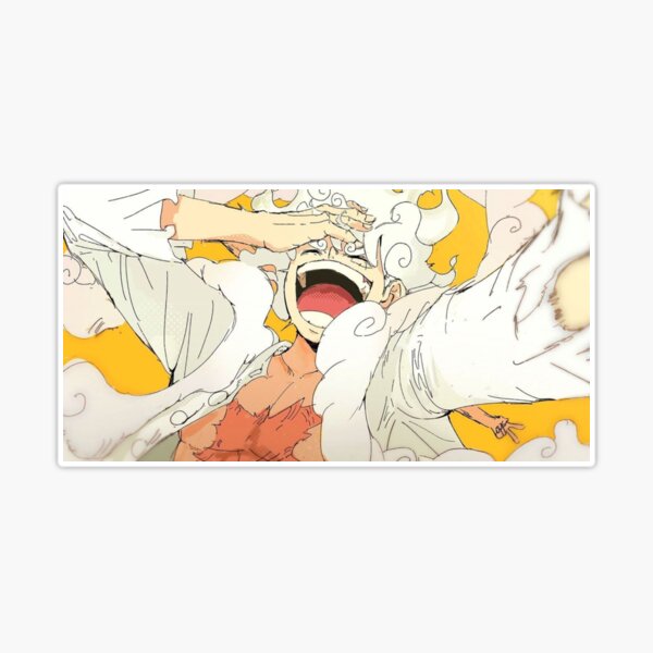 Luffy Gear 5  Sticker for Sale by animervd1