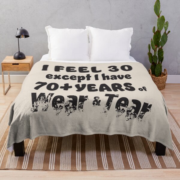 Item preview, Age - I Feel 30 with 70+ Black Words designed and sold by Karen Wood.