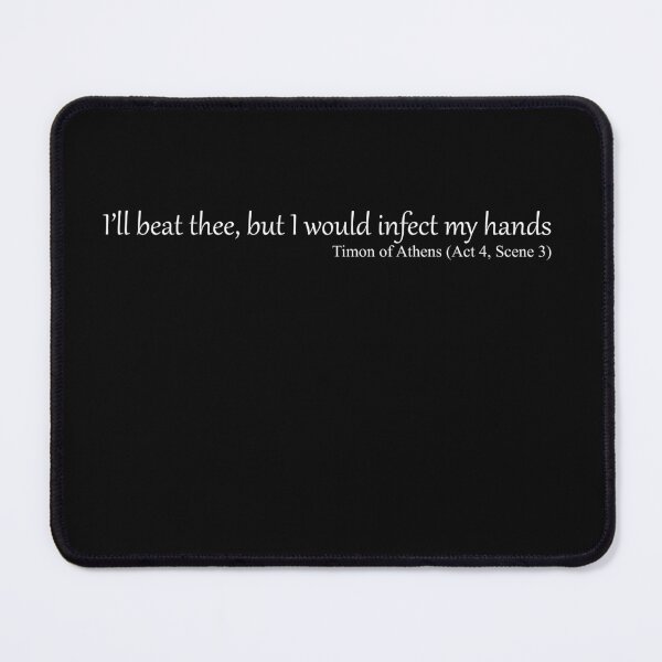 Item preview, I’ll beat thee, but I would infect my hands designed and sold by EmbarrassingDad.
