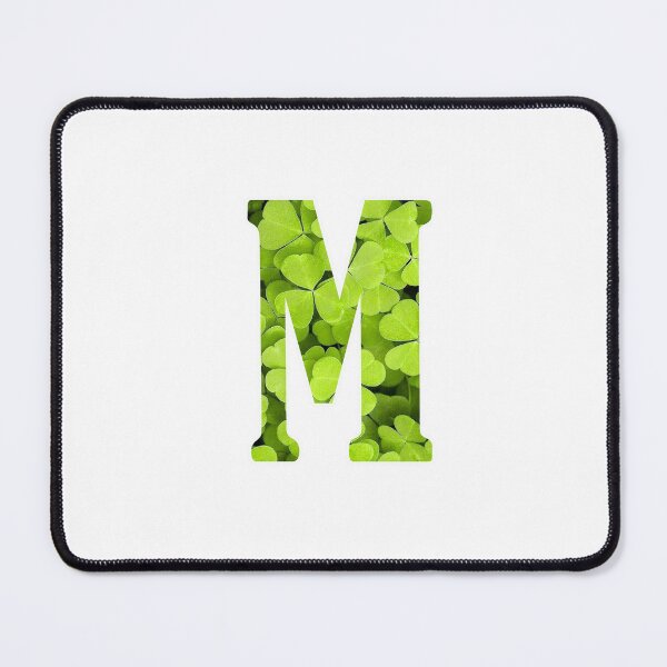 Artikelvorschau, m Botanical Monogram. Detailed CLOVERS Flowers Drawing Sticker entworfen und verkauft von Cici-Chan.