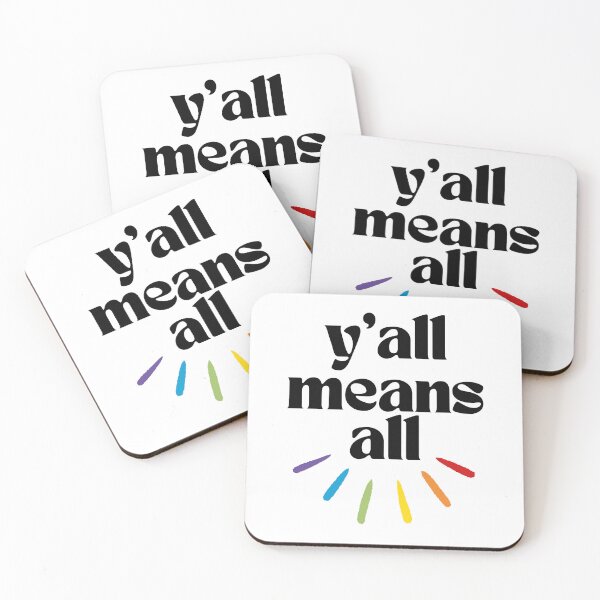 Item preview, Y'all Means All Pride  designed and sold by livelaughhell.
