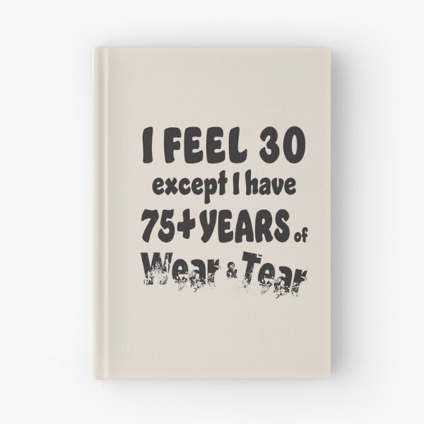 Item preview, Age - I Feel 30 with 75+ Black Words designed and sold by Karen Wood.