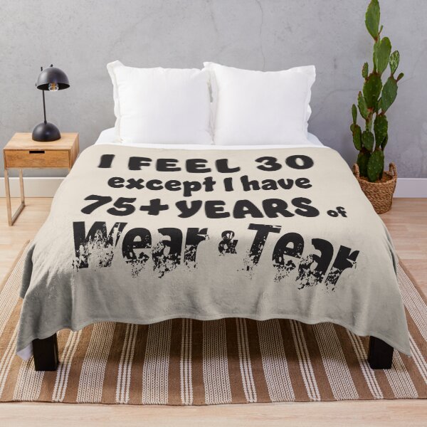 Item preview, Age - I Feel 30 with 75+ Black Words designed and sold by Karen Wood.