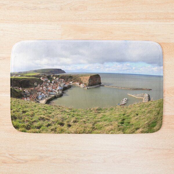 Item preview, Staithes Village And Harbour, North Yorkshire, England designed and sold by Paul Thompson Photography.