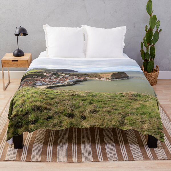 Item preview, Staithes Village And Harbour, North Yorkshire, England designed and sold by Paul Thompson Photography.
