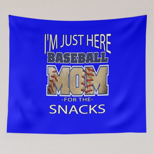 Item preview, Baseball Player Sport Design I’m Just Here For The Snacks Baseball Mom designed and sold by fantasticdesign.