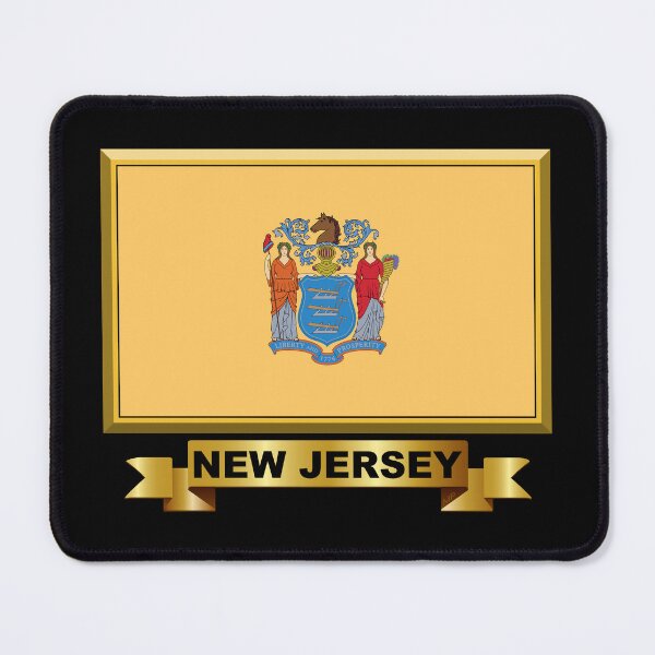 Item preview, NEW JERSEY Flag Gifts, Masks, Stickers & Products (N) designed and sold by mpodger.
