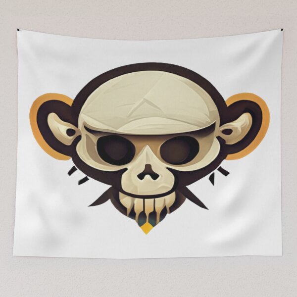 Item preview, pirate monkey logo designed and sold by LoveyDesign.
