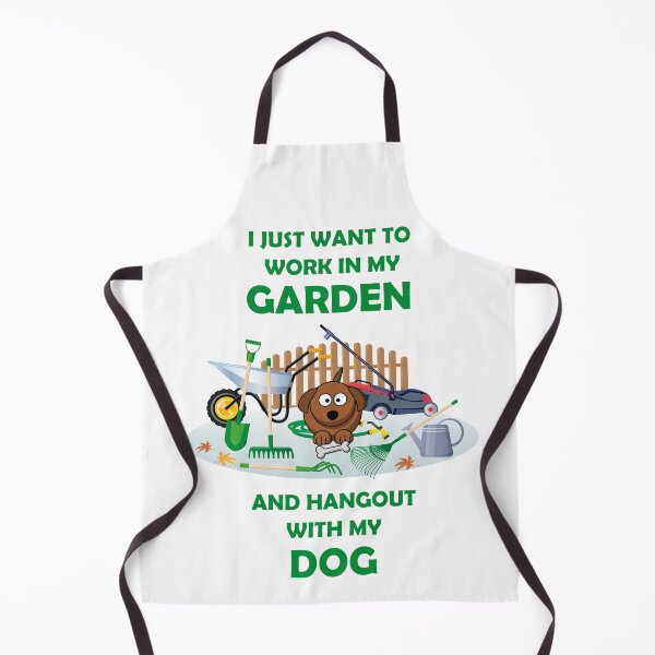 Artikelvorschau, Ich möchte einfach nur in meinem Garten arbeiten und Zeit mit meinem Hund verbringen entworfen und verkauft von Skipperatthebay.