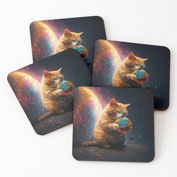 Item preview, Cat is eating the planets on space - Fat Cat lover designed and sold by SameeraDammeyer.