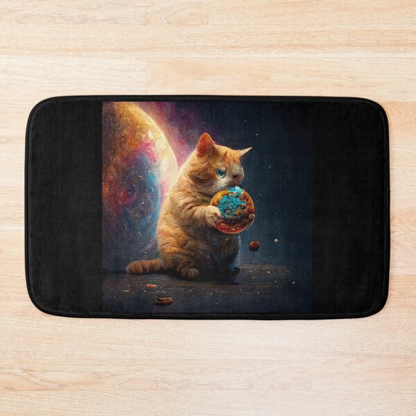 Item preview, Cat is eating the planets on space - Fat Cat lover designed and sold by SameeraDammeyer.