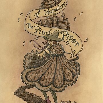 Artwork thumbnail, The Pied Piper Plays by cait-makes