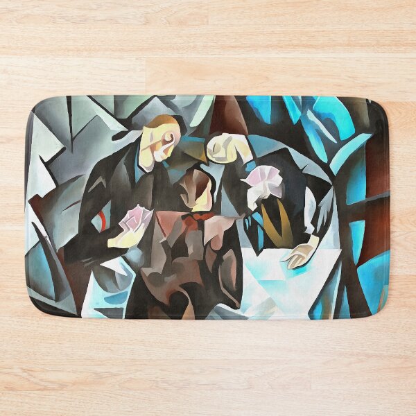Item preview, Three Men Playing Cards  Geometric Art After Rockline designed and sold by taiche.