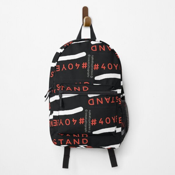 Item preview, #40YEARSISTAND - Black, Red & White Stripes designed and sold by kinkatstyle.
