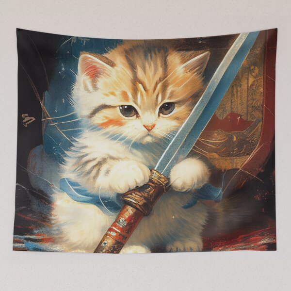 Item preview, catana, katana cat designed and sold by Rosiere Donahue ⭐️ ⭐️ ⭐️ ⭐️ ⭐️.