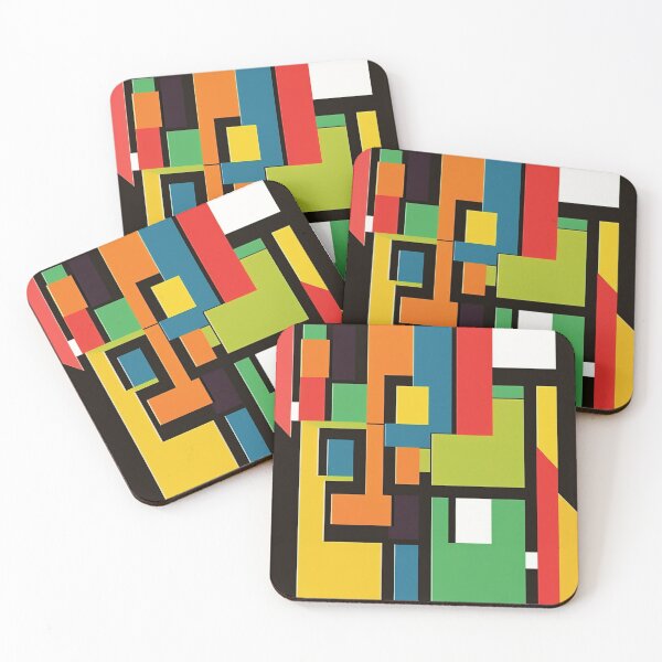 Artikelvorschau, Farbiges geometrisches Muster entworfen und verkauft von G-M-Designs.