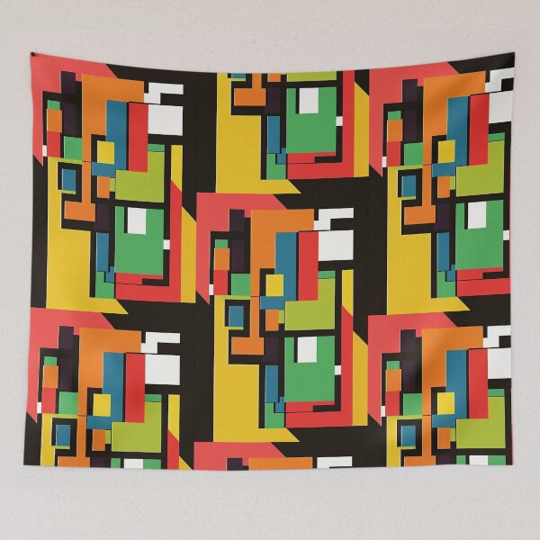 Artikelvorschau, Farbiges geometrisches Muster entworfen und verkauft von G-M-Designs.