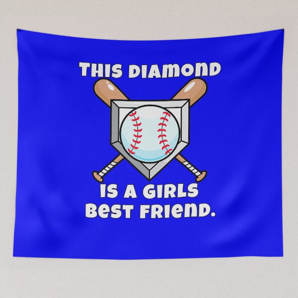 Item preview, Baseball Player Sport Design This Diamond Is A Girl's Best Friend designed and sold by fantasticdesign.