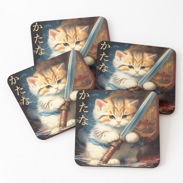 Item preview, catana, katana cat designed and sold by Rosiere Donahue ⭐️ ⭐️ ⭐️ ⭐️ ⭐️.