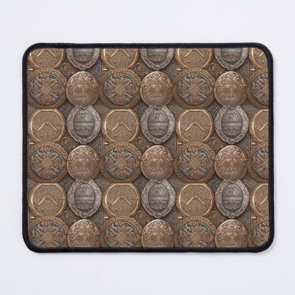 Item preview, Shield Wall Pattern, Shield Pattern, Medieval Pattern designed and sold by KookyKaboodle.