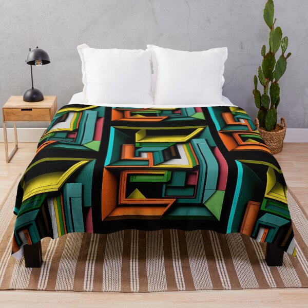 Artikelvorschau, Farbiges geometrisches Muster entworfen und verkauft von G-M-Designs.