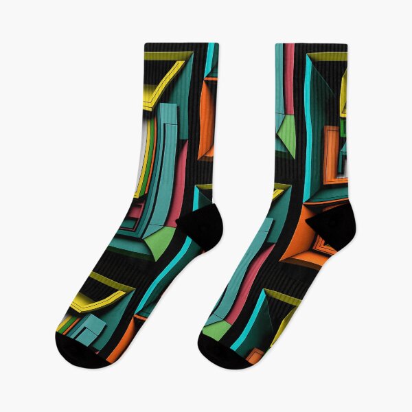 Artikelvorschau, Farbiges geometrisches Muster entworfen und verkauft von G-M-Designs.