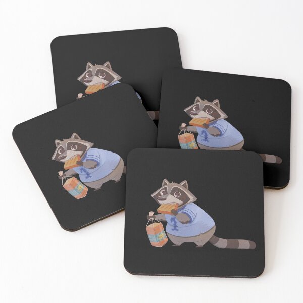 Item preview, Raccoon eating Dark designed and sold by Pentalart.
