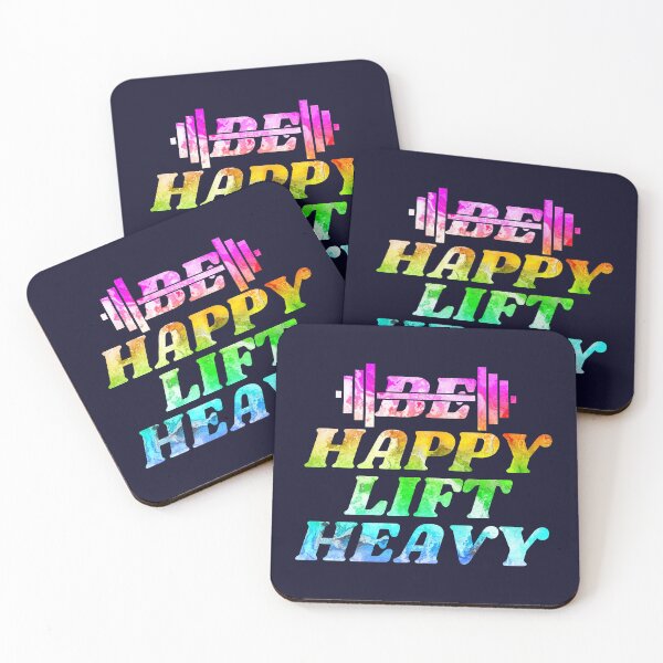 Item preview, Be Happy Lift Heavy Funny Gym Workout designed and sold by SunfullyYours.