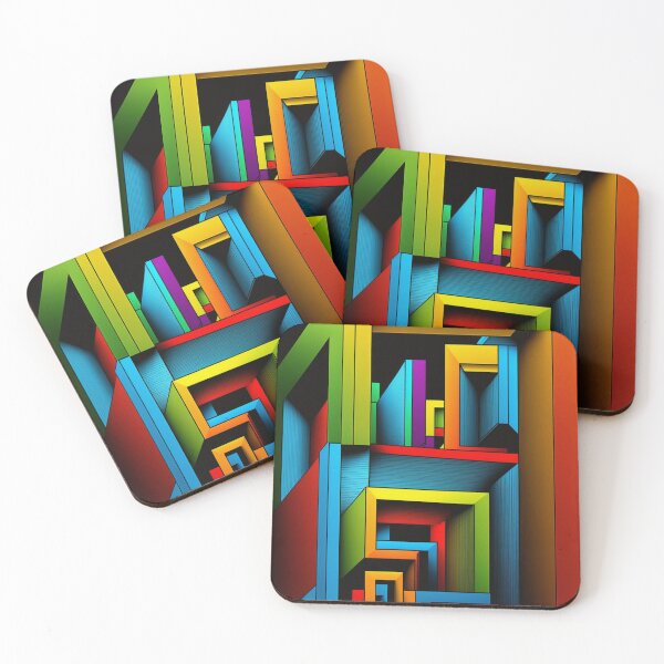 Artikelvorschau, Farbiges geometrisches Muster entworfen und verkauft von G-M-Designs.