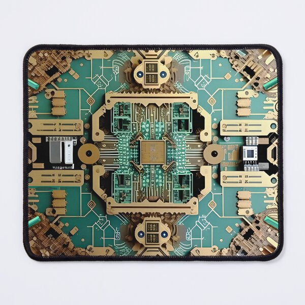 Item preview, #clock Circuit board decorative designed and sold by deluxelion.