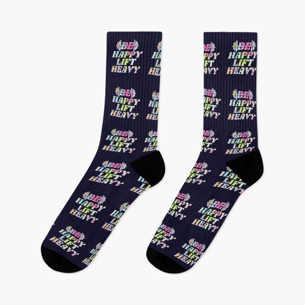 Item preview, Be Happy Lift Heavy Funny Gym Workout designed and sold by SunfullyYours.