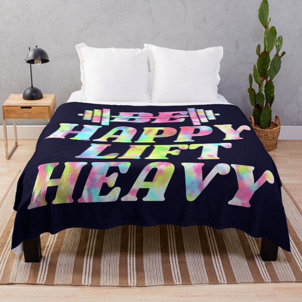 Item preview, Be Happy Lift Heavy Funny Gym Workout designed and sold by SunfullyYours.
