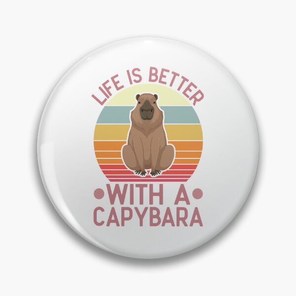 Item preview, Life is better with a capybara designed and sold by LunaraPaws.
