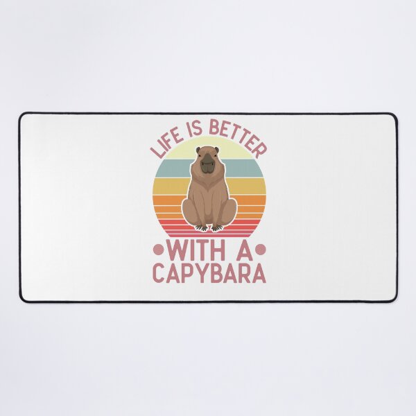 Item preview, Life is better with a capybara designed and sold by LunaraPaws.