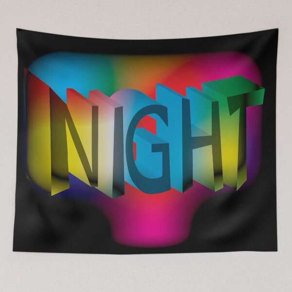 Item preview, Color mixed letters about Night designed and sold by Bigrow.