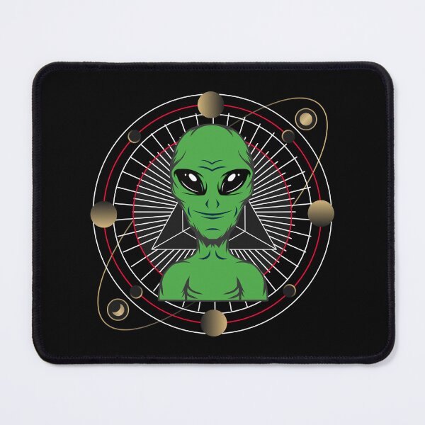 Item preview, Alien with planets in space Cool alien design ideal for all fans of extraterrestrials designed and sold by ReneMM.