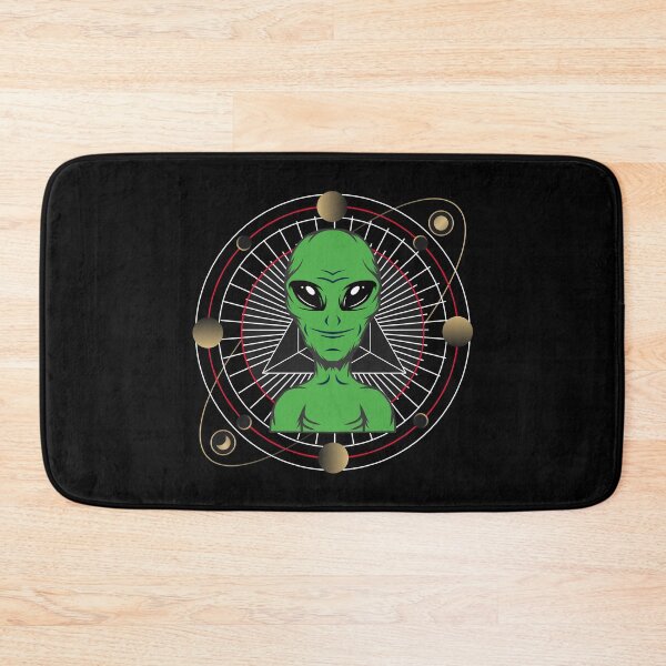 Item preview, Alien with planets in space Cool alien design ideal for all fans of extraterrestrials designed and sold by ReneMM.