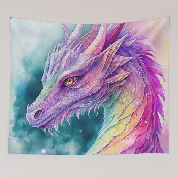 Item preview, Witchy Pastel Goth Fantasy Dragon designed and sold by MoonBohemian.
