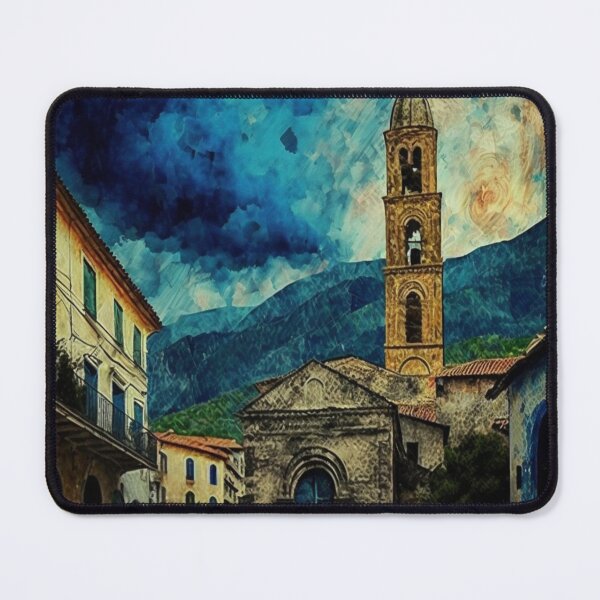 Item preview, italian church city view art designed and sold by carpenterblaise.