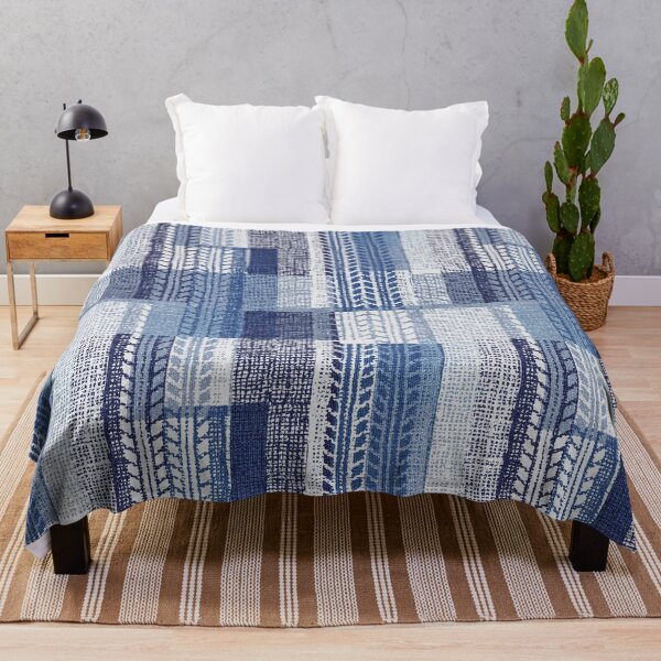 Item preview, African boho blue. designed and sold by ReneMagritteArt.