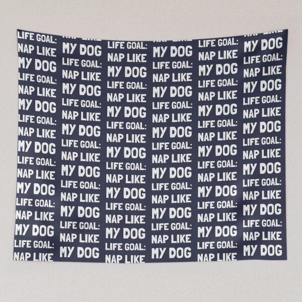 Item preview, Life Goal Nap Like My Dog designed and sold by Huhnerdieb Apparel.