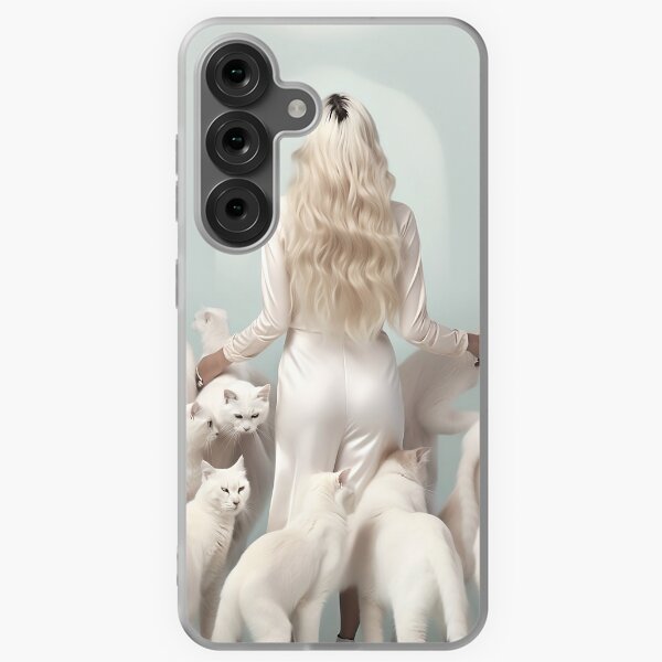 Woman with cats Samsung Galaxy Soft Case