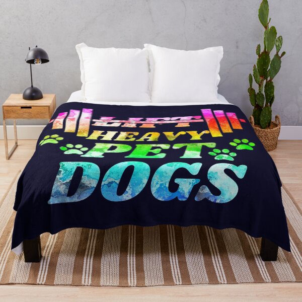 Item preview, Lift Heavy Pet Dogs Funny Gym Workout designed and sold by SunfullyYours.