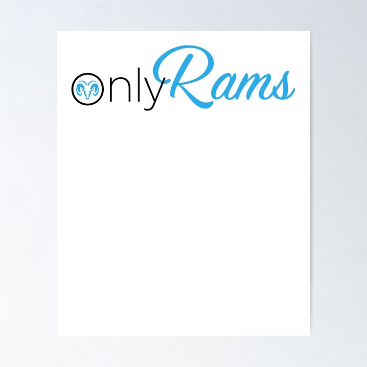 Only Rams Sticker