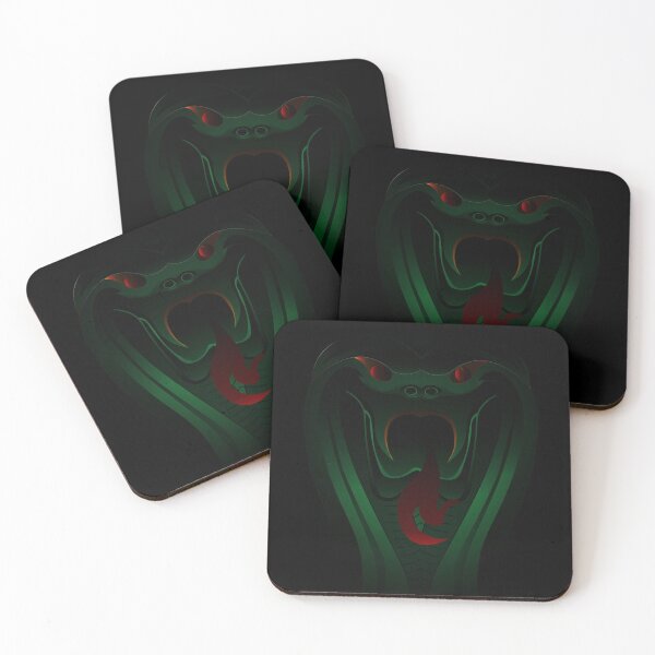 Item preview, The green cobra is angry at night designed and sold by Bigrow.