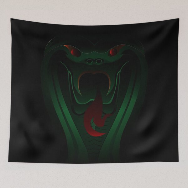 Item preview, The green cobra is angry at night designed and sold by Bigrow.